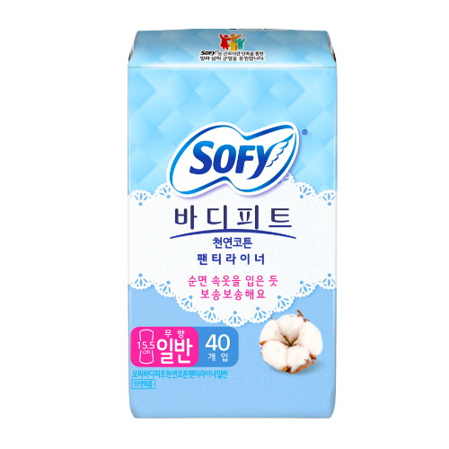 쏘피 바디피트 천연코튼 팬티라이너 일반 무향 40개이미지입니다. 누르면 해당 게시물로 새창이동합니다.