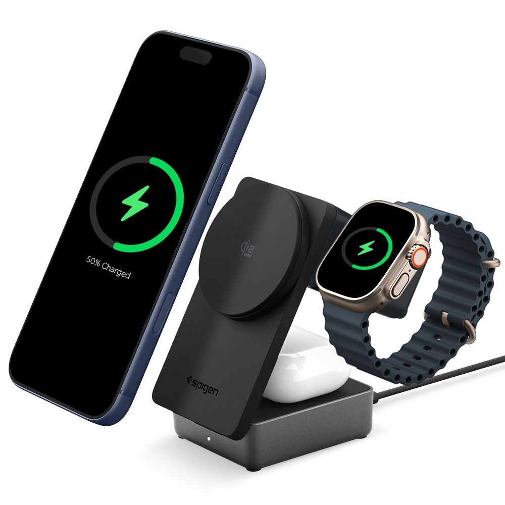 슈피겐 Qi2 25W 3in1 폴더블 맥세이프 무선 충전기 EF323MQ이미지입니다. 누르면 해당 게시물로 새창이동합니다.