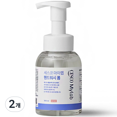 세스코 마이랩 핸드워시 폼 플로랄향 300ml (2개)_이미지