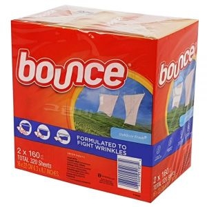 P&G 바운스 드라이시트 아웃도어후레쉬 160매 (2개)
