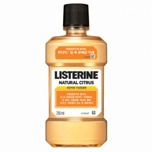 존슨앤존슨 리스테린 내추럴 시트러스 250ml (2개)