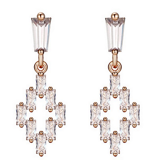 어코던스 끄란느 마름모 드롭 귀걸이 C8EB006