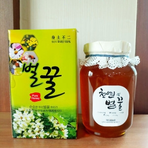100% 국내산 천연벌꿀 잡화꿀 야생화꿀2.4kg 경북상주_이미지