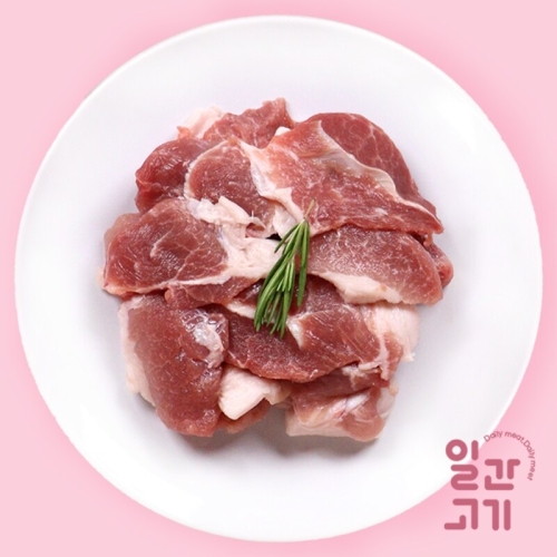 일간고기 무항생제 한돈 전지(앞다리살) 찌개용 500g (1개)_이미지