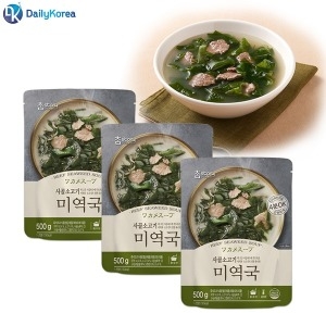 진한식품 참스토리 사골소고기 미역국 500g (3개)_이미지
