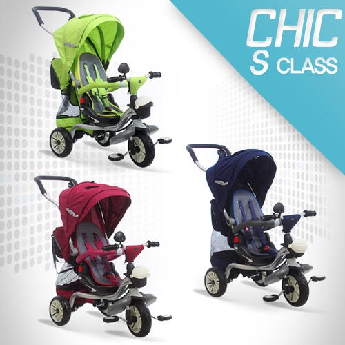 토이원 차양막이 달린 유아 유모차자전거 CHIC S CLASS_이미지