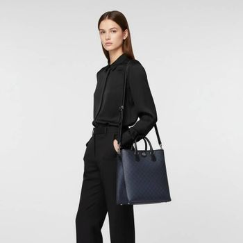 구찌 미디움 오피디아 GG 쇼퍼백 네이비 153262609_이미지