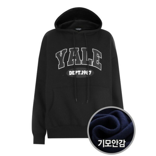 샵앤 FW 국산 방한 예일 기모 후드 티셔츠 ODA-WSH-20130-네이비_이미지