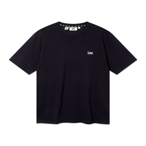 LEE 스몰 트위치 로고 반팔 티셔츠 B1 LE2602ST02 BK WH_이미지