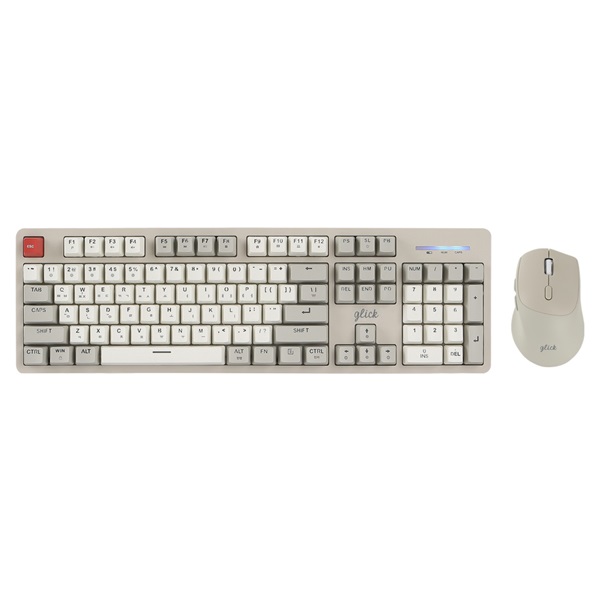 지클릭커 레트로 M 레드 SPR 104K 무선 키보드 마우스 세트이미지입니다. 누르면 해당 게시물로 새창이동합니다.