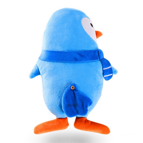 어반카 차량용 인형 안전벨트 쿠션 - 펭귄뒤태