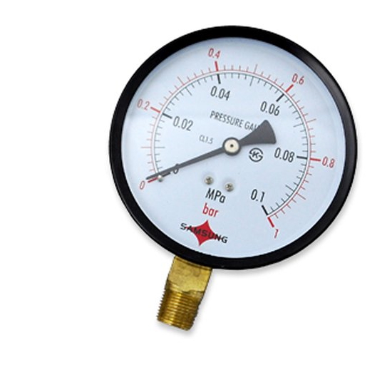 세아인스트루먼트 일반 압력게이지 압력계 (60파이 1kgf/㎠, 1EA)