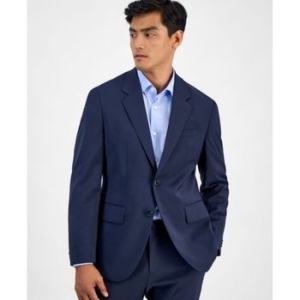 휴고보스 HUGO by 맨즈 Modern-Fit 솔리드 울 블렌드 Suit Separate 자켓 네이비 22380894 923_이미지