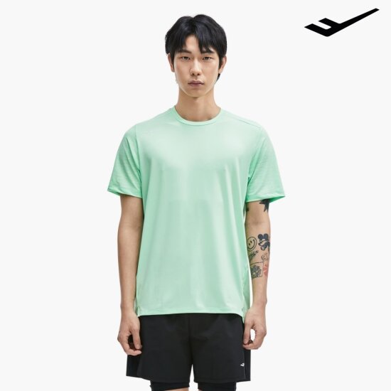 기능성 라운드 런닝 반팔티셔츠 PR3MT24M322