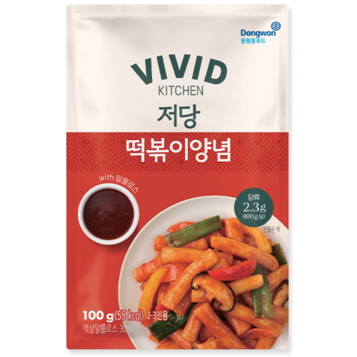 비비드키친 저당 떡볶이양념 100g (5개)_이미지