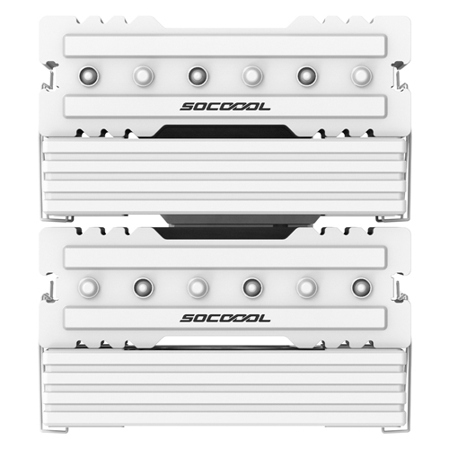 3RSYS Socoool RC1400 Quiet 쌍철봉 (화이트)_이미지