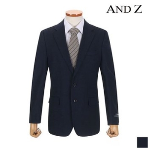  ANDZ 매트 조직 투톤 네이비 정장 자켓 BZZ2SB1301