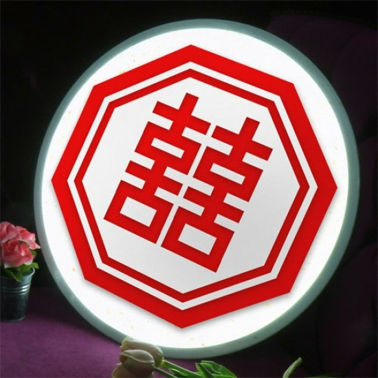 꾸밈 LED 기쁨이두배 액자 무드등 45cm