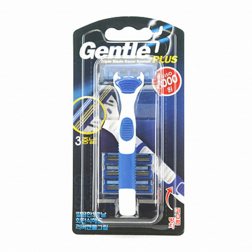 다이소 젠틀 3중날 면도기
