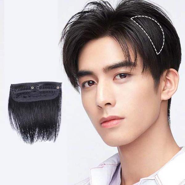 617UNZ96 간편 착용 댄디 스타일 옆머리 윗머리 부분 가발