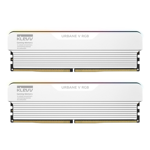<b>ESSENCORE</b> <b>KLEVV</b> <b>DDR5</b>-6000 CL28 URBANE V RGB 화이트 패키지 서린