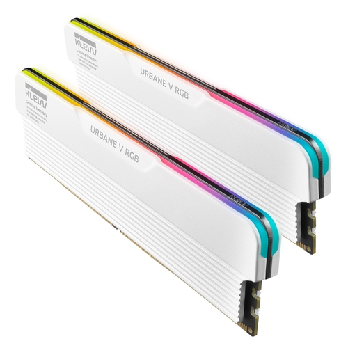 ESSENCORE KLEVV DDR5-6000 CL28 URBANE V RGB 화이트 패키지 서린 (32GB(16Gx2))_이미지