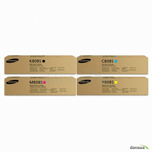 삼성전자 정품 CLT-K808S, CLT-C808S, CLT-M808S, CLT-Y808S 4색 세트_이미지