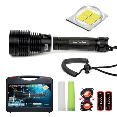 몬스터파워 드래곤 XHP70 랜턴 (단품+배터리세트)_이미지