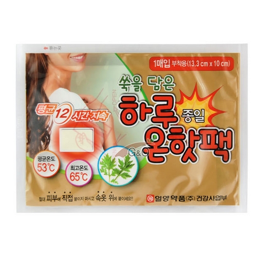 쑥을담은 하루종일 온핫팩 파스형