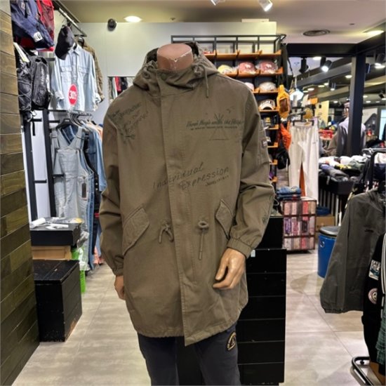 JEEP 공용 레터링시리즈 야상점퍼 JN1JPU106