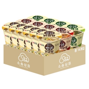 농심 후루룩쌀국수닭곰탕6개 + 소고기장국4개 + 미역국4개_이미지