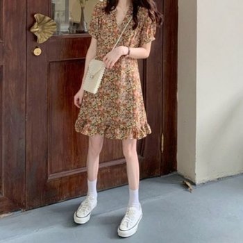 빈티지느낌 나시원피스 쉬폰원피스 미니원피스_19861665_667501