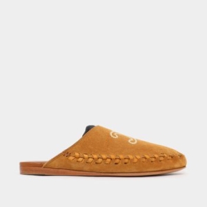  셀린느 트리오페 말루 스웨이드 뮬 남성 샌들 358893954C 19DT