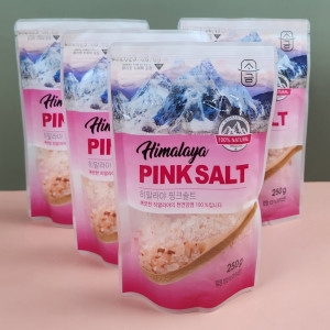 히말라야 핑크솔트 1kg 굵은입자 250gx4 미네랄소금 천연 암염소금 핑크소금