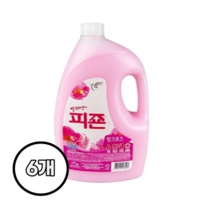 피죤 핑크로즈 3L (6개)_이미지