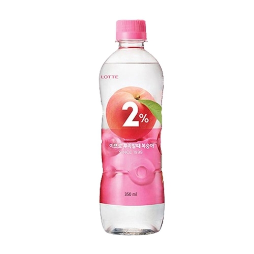 롯데칠성음료 2% 부족할때 복숭아 350ml (20개)_이미지