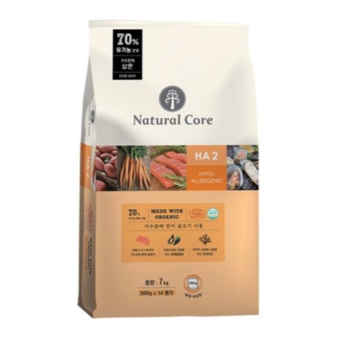  네츄럴코어 유기농 70% 연어 7kg [1개]