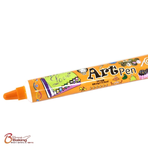 이홈베이킹 초코펜 데코펜 오렌지 20g 1개