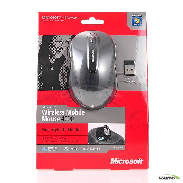 Microsoft Wireless Mobile Mouse 4000