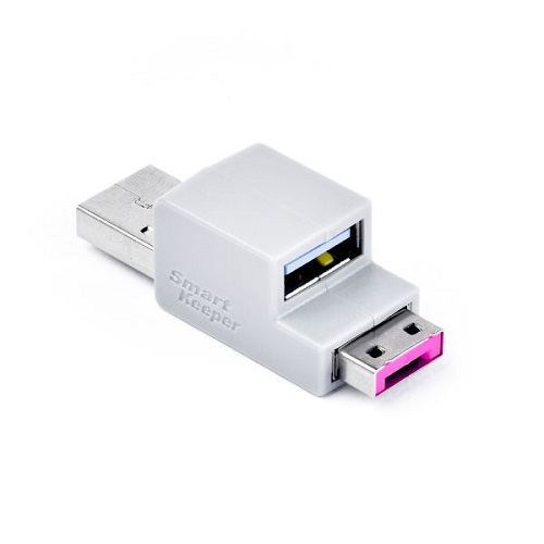 컴엑스아이 스마트키퍼 LK03 USB 케이블락 (핑크)_이미지