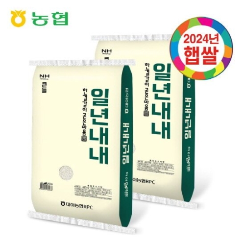 대야농협 2025 햅쌀 일년내내 상등급 10kg (2개)_이미지