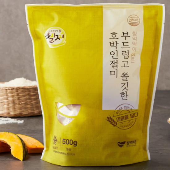 예다손나주공장 창억떡 호박인절미 500g (2개)_이미지