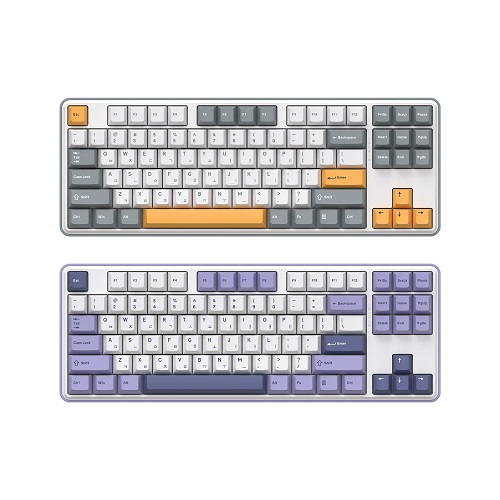 COX C87 유무선 기계식 화이트 퍼플 (용과축)_이미지