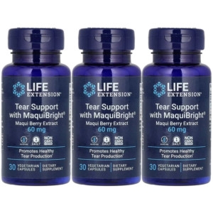라이프익스텐션 티어 서포트 눈 건강 보조제 30캡슐 (3개)