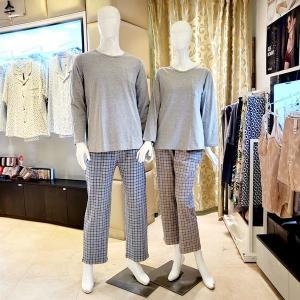 비너스 VEV3954W_커플 베이직 면스판 이지웨어세트