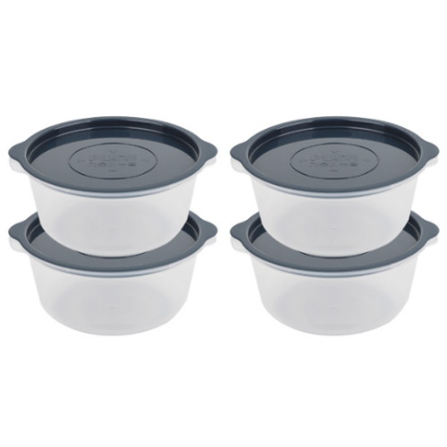 니드산업 전자렌지용 냉동밥 보관용기 모던쿡 650ml (4개)_이미지