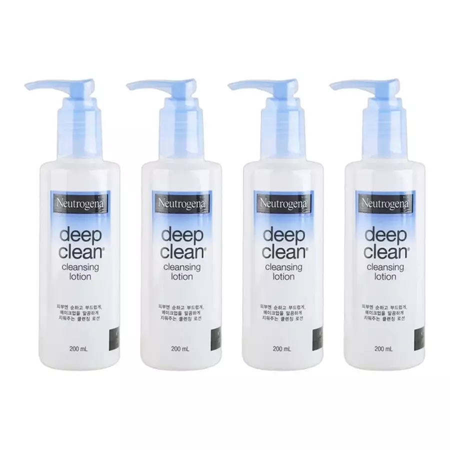 뉴트로지나 딥 클린 클렌징 로션 200ml (4개)_이미지
