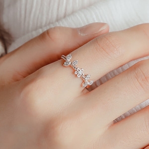 헤스티아 핸드메이드+쇼핑백/Fortuna/ Hayley 925 Silver Ring RR-60206