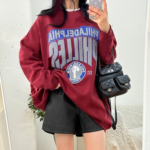 아이우먼 필라델박시기모맨투맨 POX109M601 빅사이즈