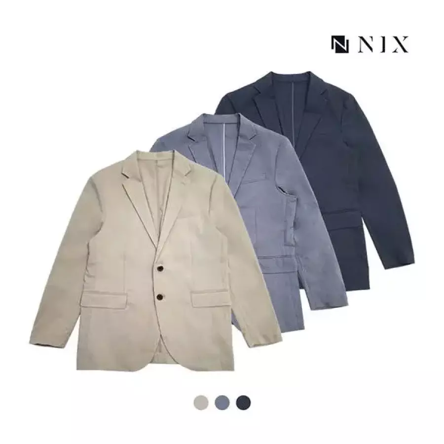 닉스 남 스판 레귤러핏 싱글 자켓FNPEV101P 1096110_이미지